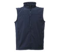 (XXL, Navy/Navy) Regatta Mens Flux Softshell Body Warmer