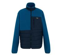 Regatta Mens Frankie Borg Full Zip Hybrid Jacket - Navy/Snorkel Blue - XL - Navy/Snorkel Blue - 100% Polyester