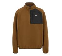 Regatta Mens Frankie Borg Half Zip Fleece Plush Stretch Warm Winter Layer Top
