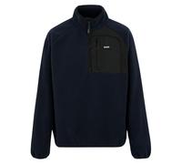 Regatta Mens Frankie Borg Half Zip Fleece Plush Stretch Warm Winter Layer Top