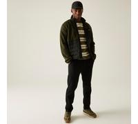 Regatta Mens Frankie Borg Full Zip Hybrid Fleece Warm Winter Layer Top