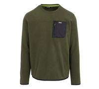 Regatta Mens Frankie Crew Neck Sweatshirt (Dark Khaki) material_Synthetic - Size X-Large