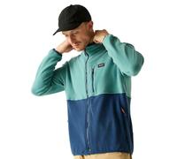 Regatta Mens Frankie Fleece Colour Block Full Zip Midlayer Top