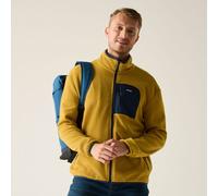 Regatta Men's Frankie Full Zip Fleece in Mustard | Size: 2XL Regatta Mustard 2XL