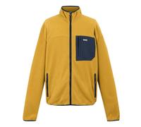 Regatta Men's Frankie Full Zip Fleece Jacket - Mustard/Navy - XL - Mustard/Navy - 100% Polyester