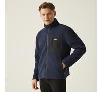 Regatta Mens Frankie Full Zip Borg Fleece Jacket - Navy - XL