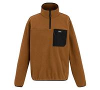 Regatta Mens Frankie Half Zip Fleece Brown