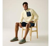 Regatta Men's Frankie Half Zip Fleece in Cream | Size: Medium Regatta Cream M