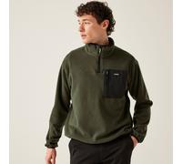 Regatta Mens Frankie Half Zip Micro Fleece Plush Stretch Warm Winter Layer Top