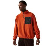Regatta Mens Frankie Half Zip Fleece Red Ochre