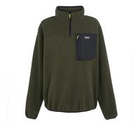 Regatta Mens Frankie Half Zip Fleece Top - Dark Khaki - Dark Khaki - XXL