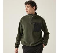 Regatta Mens Frankie Half Zip Micro Fleece Plush Stretch Warm Winter Layer Top