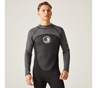 Regatta Men's Quick-Drying Full 2mm Wetsuit Black Dark Grey White, Size: S/M
