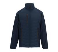 Regatta Mens Full Zip Padded Jacket - Navy/Ash - 6XL - Navy/Ash - 100% Mixed