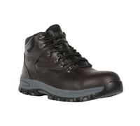 Regatta Mens Gritstone Leather Safety Boots Peat (6 Uk)