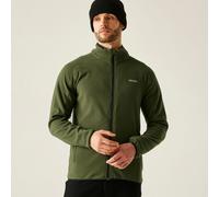 Regatta Full-Zip Fleece Hadfield – Plush Stretch Warm Layer – Olive Size S
