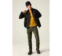 Regatta Men's Hadfield Full Zip Midlayer Fleece in Jet Black | Size: Large Regatta Jet Black L