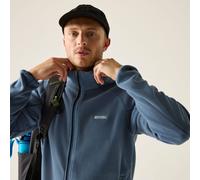 Regatta Men's Hadfield Full Zip Midlayer Fleece in Mid Blue | Size: Small Regatta Mid Blue S