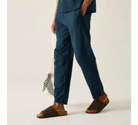 Regatta Men's Hadlin Cotton Linen Drawcord Trousers in Navy | Size: 2XL Regatta Navy 2XL