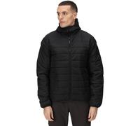 Regatta Mens Helfa Insulated Warm Quilted Hooded Jacket - Black - Size Small
