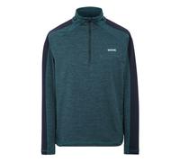 Regatta Mens Hepley Half Zip Fleece Jacket - Moonlight Denim/Navy - XXL - Moonlight Denim/Navy