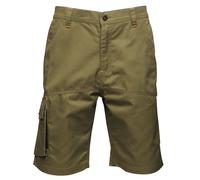 Regatta Mens Heroic Cargo Shorts - Dark Khaki - 38 - Dark Khaki - 65% Polyester/35% Cotton