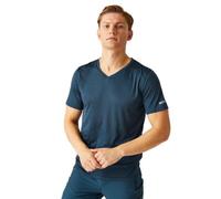 Regatta Men's Quick Drying Fingal V-neck T-shirt Moonlight Denim, Size: L
