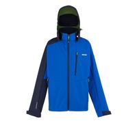 Regatta Mens Hewitts X Colour Block Soft Shell Jacket (Olympian Blue/Navy) - Size Medium
