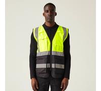 Yellow male M Regatta Professional Men's Pro HI-VIS Executive Vest Yellow, Size: M