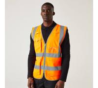 Orange male XXL Regatta Professional Men's Pro HI-VIS Executive Vest Orange, Size: XXL
