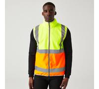 Regatta Men's Hi-vis Full Zip Gilet in Bright Yellow | Size: Medium Regatta Bright Yellow M