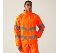 Regatta Men's Hi-Vis Pro Contract Dover Jacket in Burnt Orange | Size: 2XL Regatta Burnt Orange 2XL