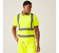 Regatta Professional Men's Lightweight Hi-vis Pro Contract Polo Yellow, Size: 4XL