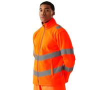Regatta Mens Hi-Vis Pro Contract Thor Full Zip Fleece - Orange - 3XL