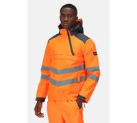 Regatta Men's Hi-Vis Waterproof Insulated Reflective Overhead Bomber Jacket in Orange | Size: Large Regatta Orange L