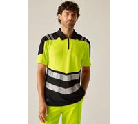 Regatta Men's Hi-Vis X-PRO Polo Shirt in Lime | Size: Small Regatta Lime S