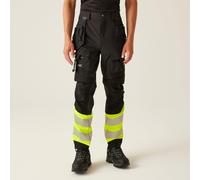Regatta Mens Hi-Vis X-Pro Stretch Holster Reflective Workwear Trousers