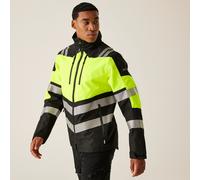 Regatta Men's Hi-Vis X-PRO Waterproof Shell Jacket in Bright Yellow | Size: Large Regatta Bright Yellow L