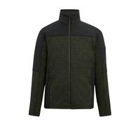 Regatta Mens Highton Fleece Full Zip Midlayer (Dark Khaki/Black) - Size 3XL