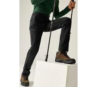 Regatta Mens Highton II Walking Trousers Water Repellent Hiking Pants Black
