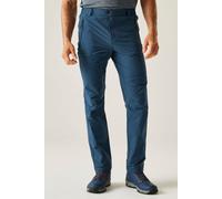 Regatta Mens Highton II Walking Trousers Moonlight Denim, Size: 38 R