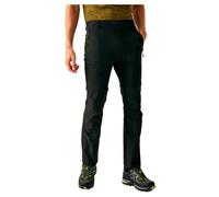 Regatta Mens Highton II Zip Off Trousers Water Repellent Hiking Walking Convertible 2-1 Pants Black