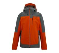 Regatta Mens Highton IV Stretch Waterproof Jacket - Rusty Orange/Dark Storm - M - Rusty Orange/Dark Storm - 100% Recycled Polyester