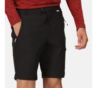 Regatta Men's Lightweight Highton Zip Off Walking Trousers Black, Size: 40 R