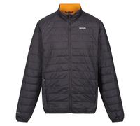 Regatta Mens Hillpack Quilted Insulated Jacket (Ash/Orange Pepper) - Black/Dark Grey - Size Large