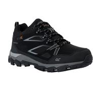 Regatta Mens Holcombe 3 Low Walking Boots - Black/Granite - 9.5 UK - Black/Granite