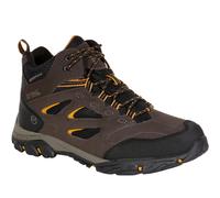 Regatta Mens Holcombe IEP Mid Waterproof Walking Boots (Peat/Inca Gold)-12 Peat / Inca Gold