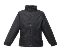 (4XL, Black) Regatta Mens Waterproof Windproof Jacket (Fleece Lined)