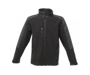 Regatta Mens Hydroforce 3-layer Membrane Waterproof Breathable Softshell Jackets - Black - Size 3XL