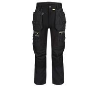 Regatta Mens Infiltrate Softshell Stretch Work Trousers (Black) - Size 36 Regular